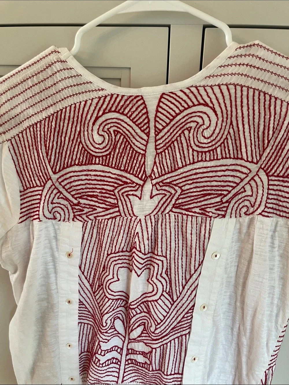 Anthropology, Akemi + Kim gorgeous  Sienna embroidered top